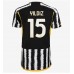 Maillot de foot Juventus Kenan Yildiz #15 Domicile vêtements Femmes 2023-24 Manches Courtes